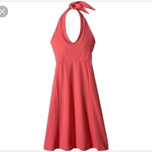 Patagonia Morning Glory Coral Dress XS NWT